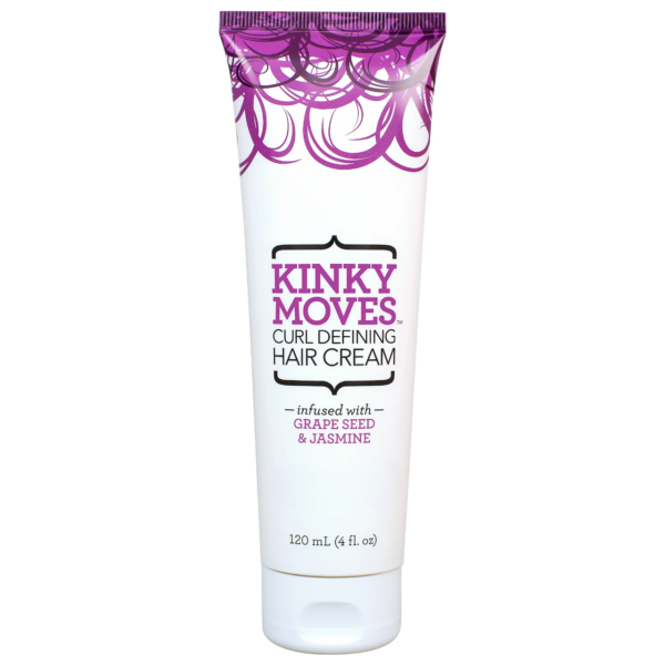 Kinky Moves Curl Defining Hair Cream to Enhance Natural Curls, 4 fl oz